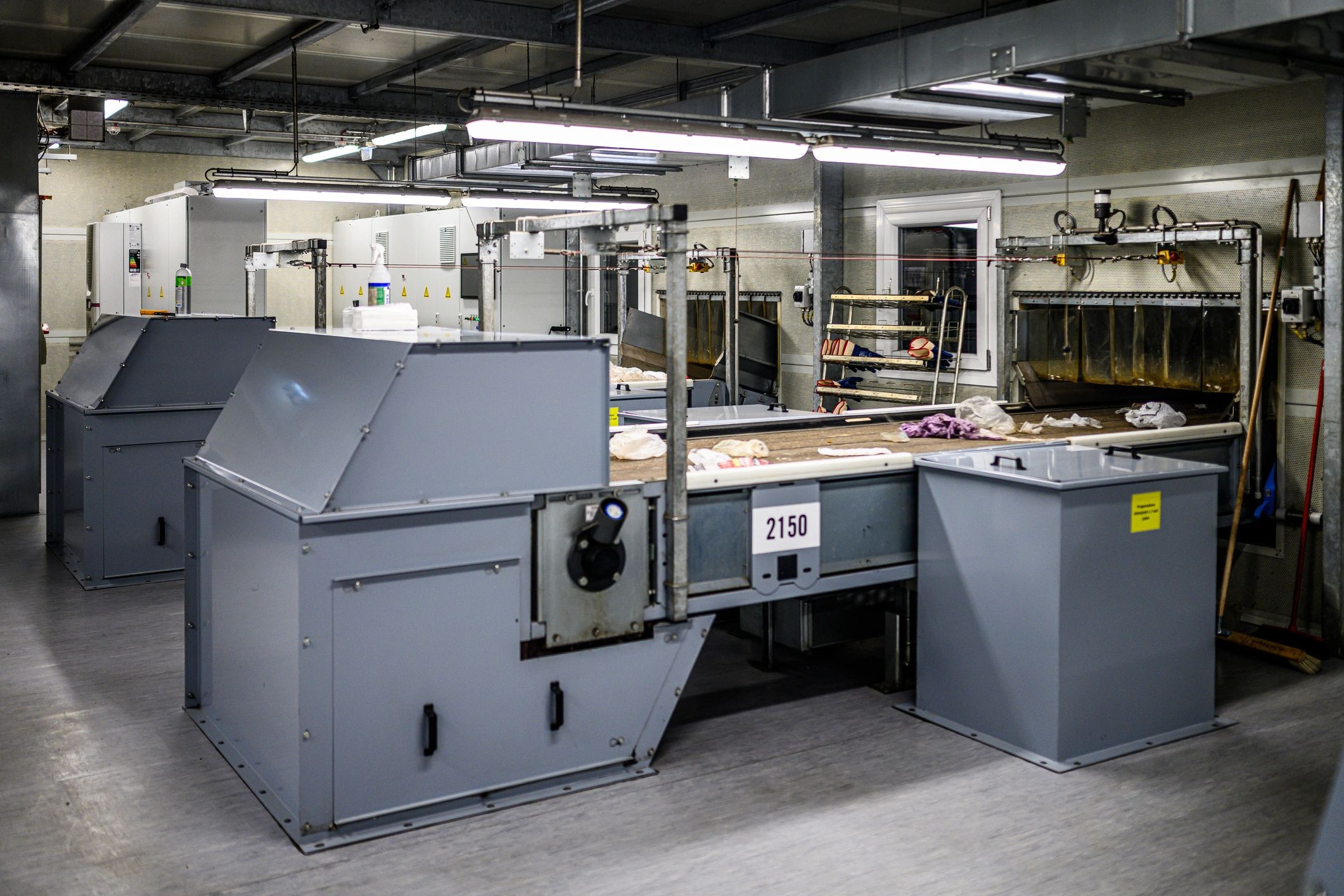 Industrial facility representing tannery and production