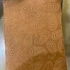 abstract print leather