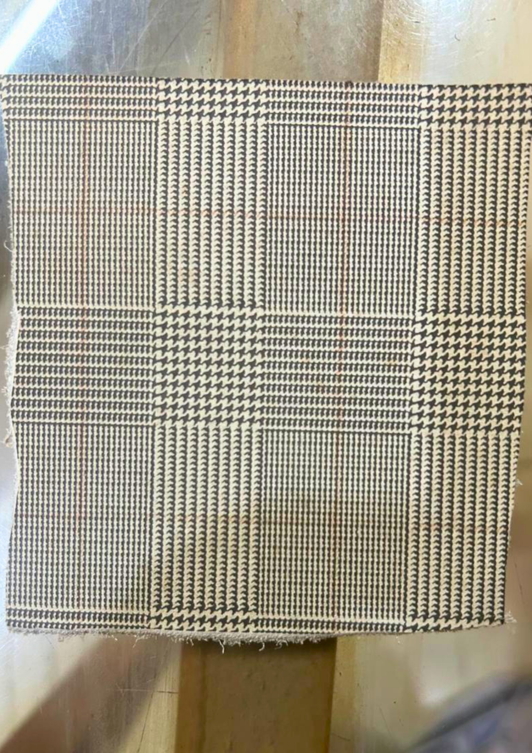 black and white striped leather print