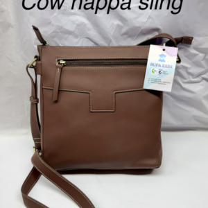 Brown sling bag